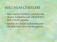 Solunum Çeşitleri Türleri ve Özellikleri Solunum Çeşitleri Türleri ve Özellikleri